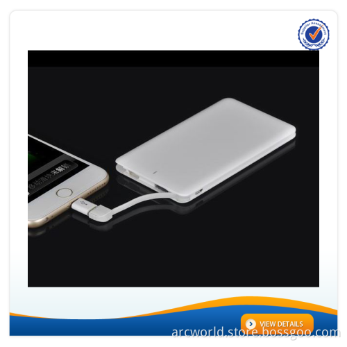 AWC914 High Quality 4000mAh 5000mAh 8.5mm Credit Card Portable Power Pack 3.7v Mobile Phone Battery for iphone 6 Charger